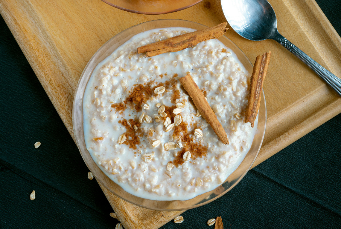 Porridge de Avena desayunos veganos