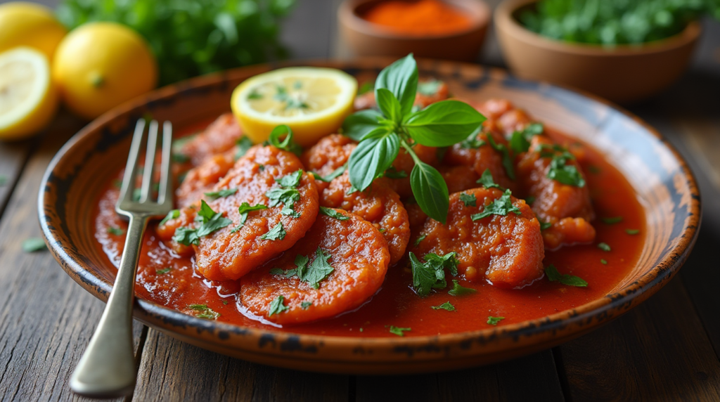 Bruschettas Veganas con Tomate :El Arte del Aperitivo Mediterráneo 2 Bruschettas Veganas