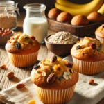 Muffins Veganos de Zanahoria y Nueces