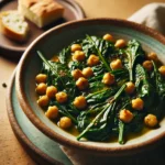 espinacas con garbanzos