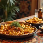 mesa vegetariana