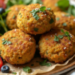 falafel de garbanzos frecen hechas