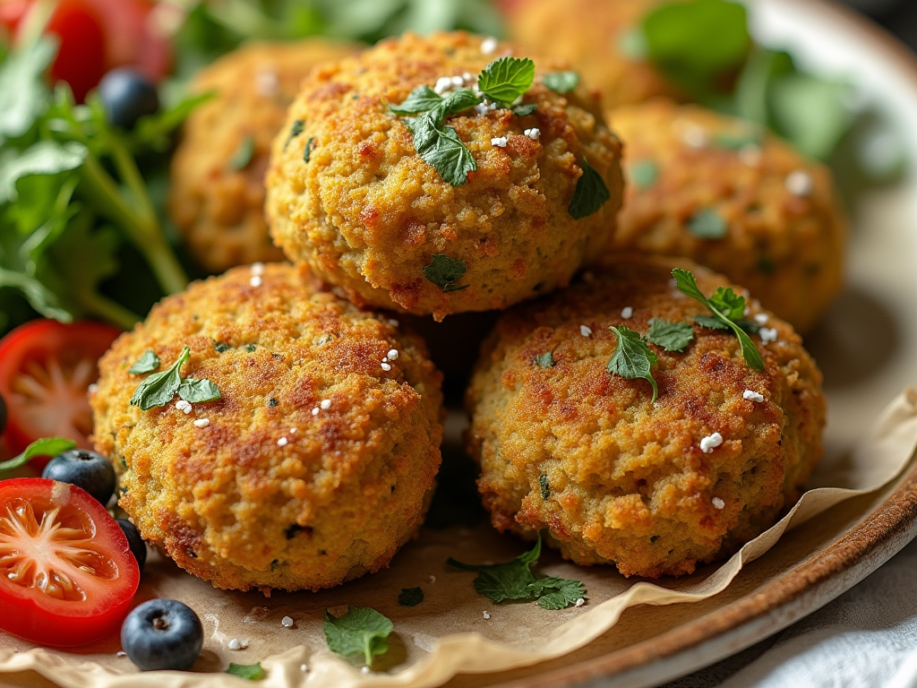 Falafel de Garbanzos : La Receta Vegana sencilla Y Perfecta para Tu Cocina 2 falafel de garbanzos frecen hechas