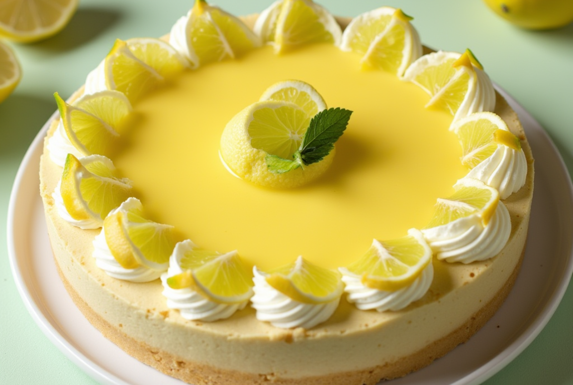 Tarta de Limón Vegana con Thermomix