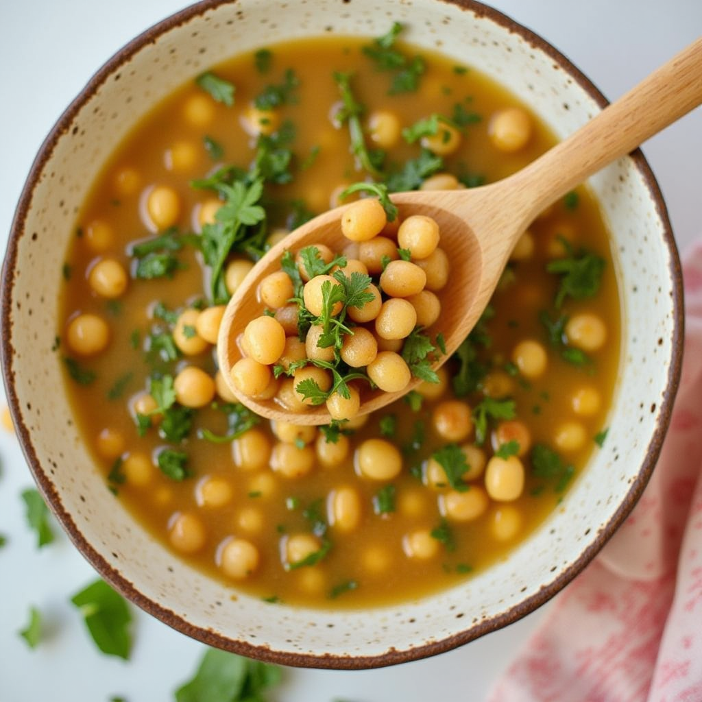 Receta Vegana: Potaje de Garbanzos con Espinacas para un Almuerzo Completo 2 Potaje de Garbanzos con Espinacas